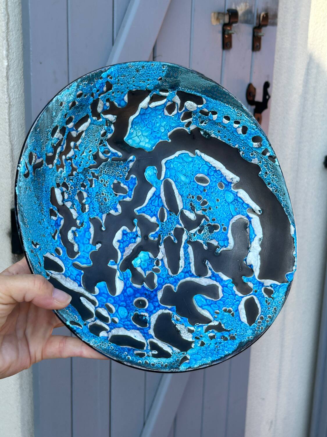 Fat Lava Glazed Ceramic Cup