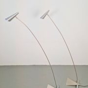 Postmodern Arch Metal Reading Floor Lamps from Hala Zeist, 1980s, Set of 2
