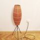 Lampadaire en bois industrielle 1970