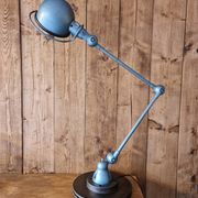 Blue jielde lamp two arms