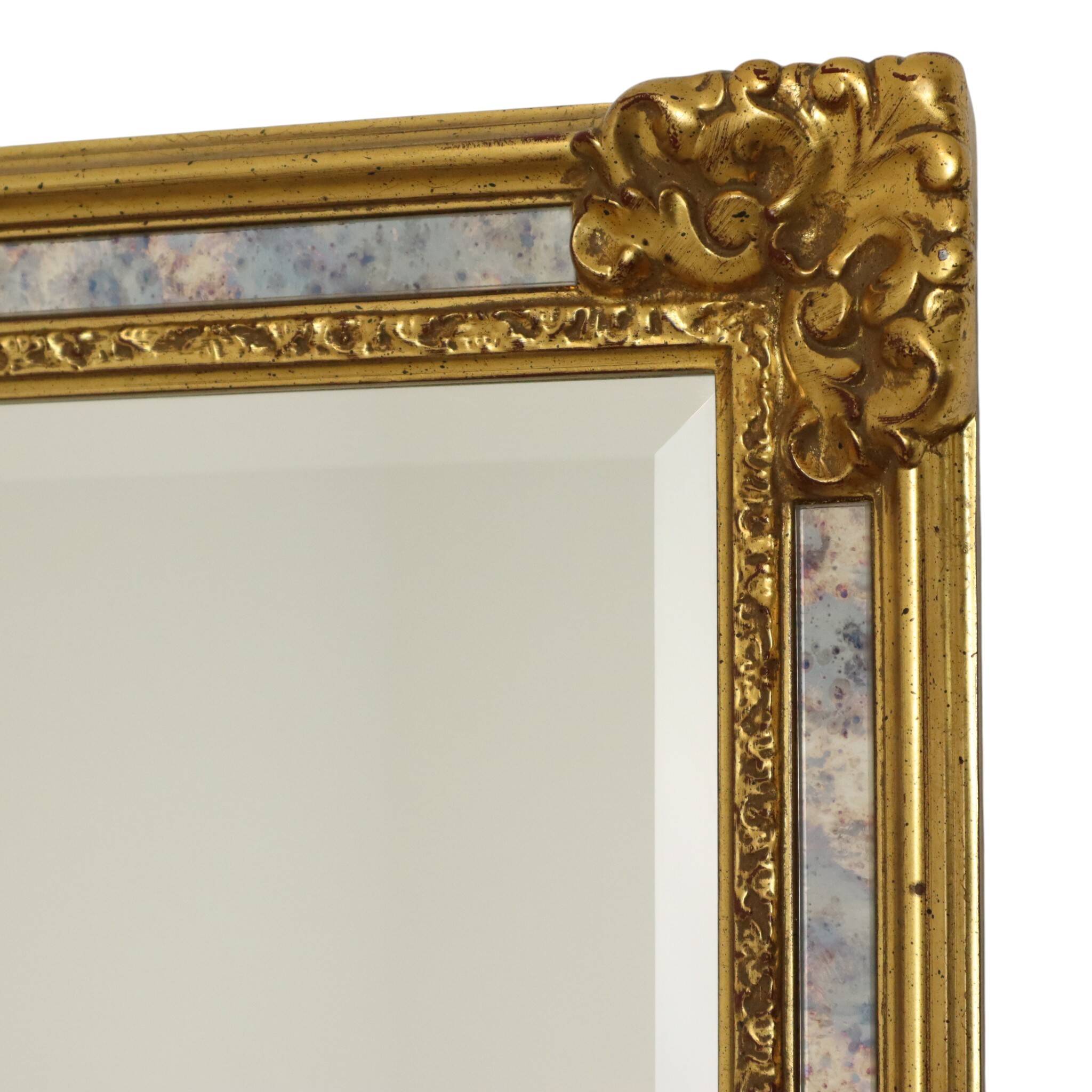 Miroir Deknudt à bords biseautés classiques, style baroque, 95 cm