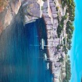 Acrylic canvas calanque Port Miou