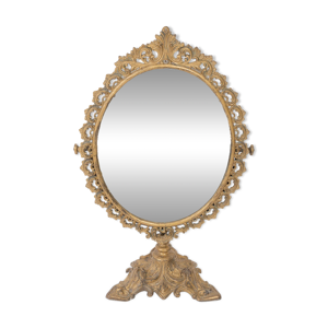 Miroir vintage doré