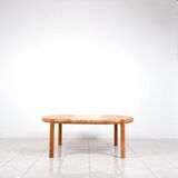 Large pinewood extendable dining table by Rainer Daumiller for Hirtshals Sa