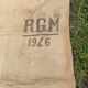 Large burlap 1946