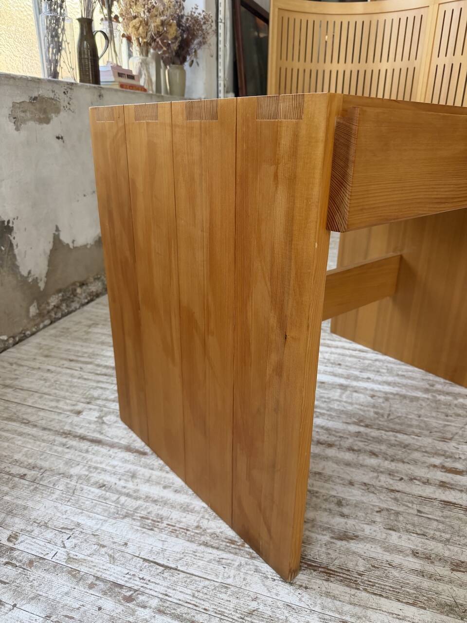 Bureau + commode + tabouret pin Maison Regain Savoie