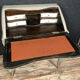 Nice desk secretaire time Napoleon III wooden lacquered.