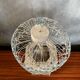 Old Bird Cage Hot Air Balloon Wood + Metal White Blue Vintage Deco