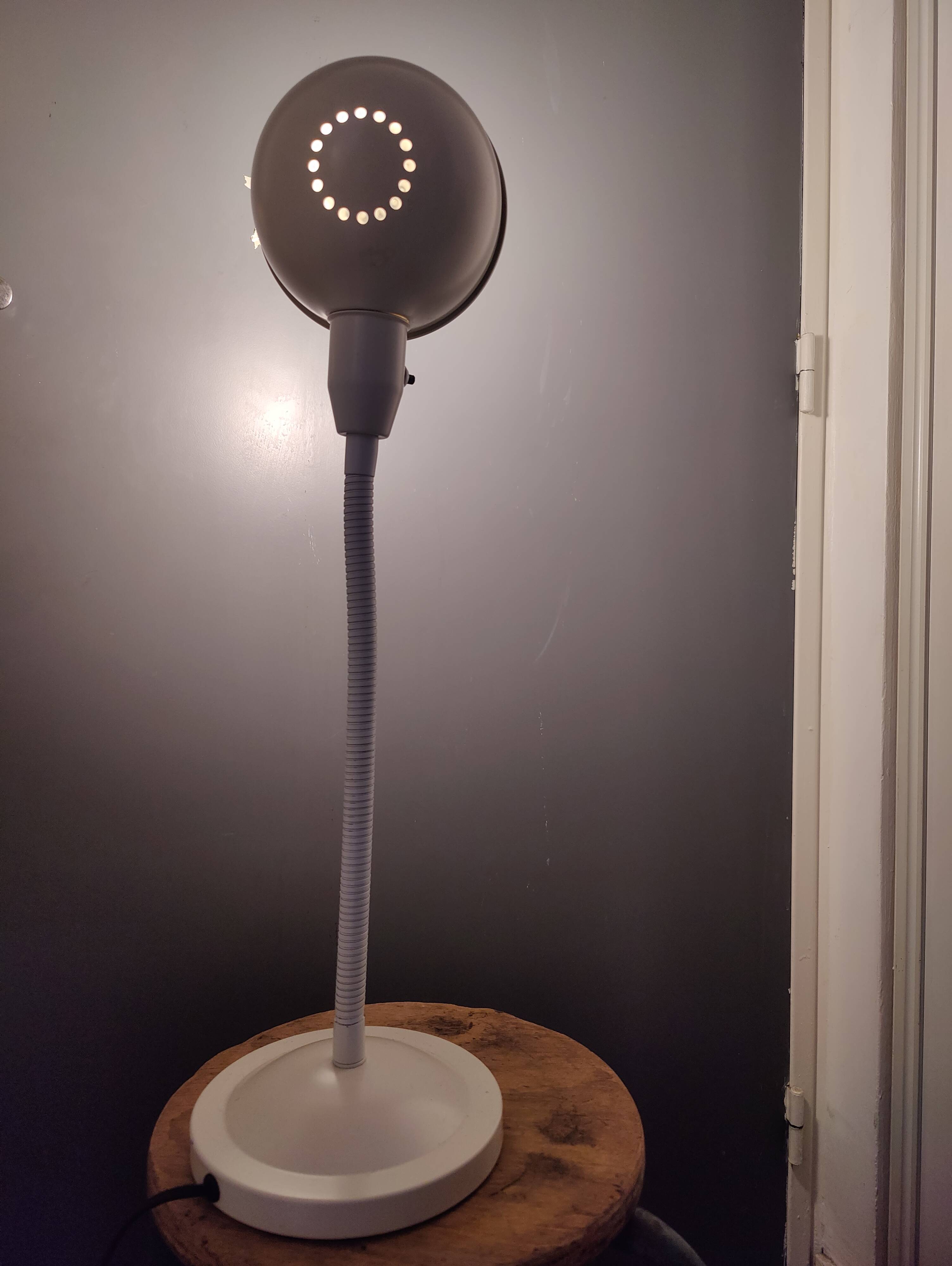 Ikea lamp Format A0103 white (cream) vintage 1980s