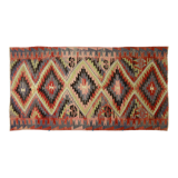 Anatolian handmade kilim rug 322 cm x 180 cm