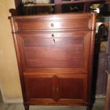 English-style solid wood secretary.