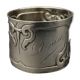 Solid silver towel ring punch minerva denise xxe