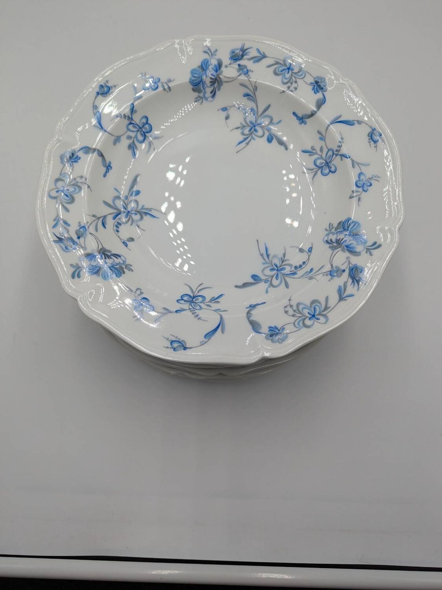 10 soup plates old porcelain royal factory of Limoges