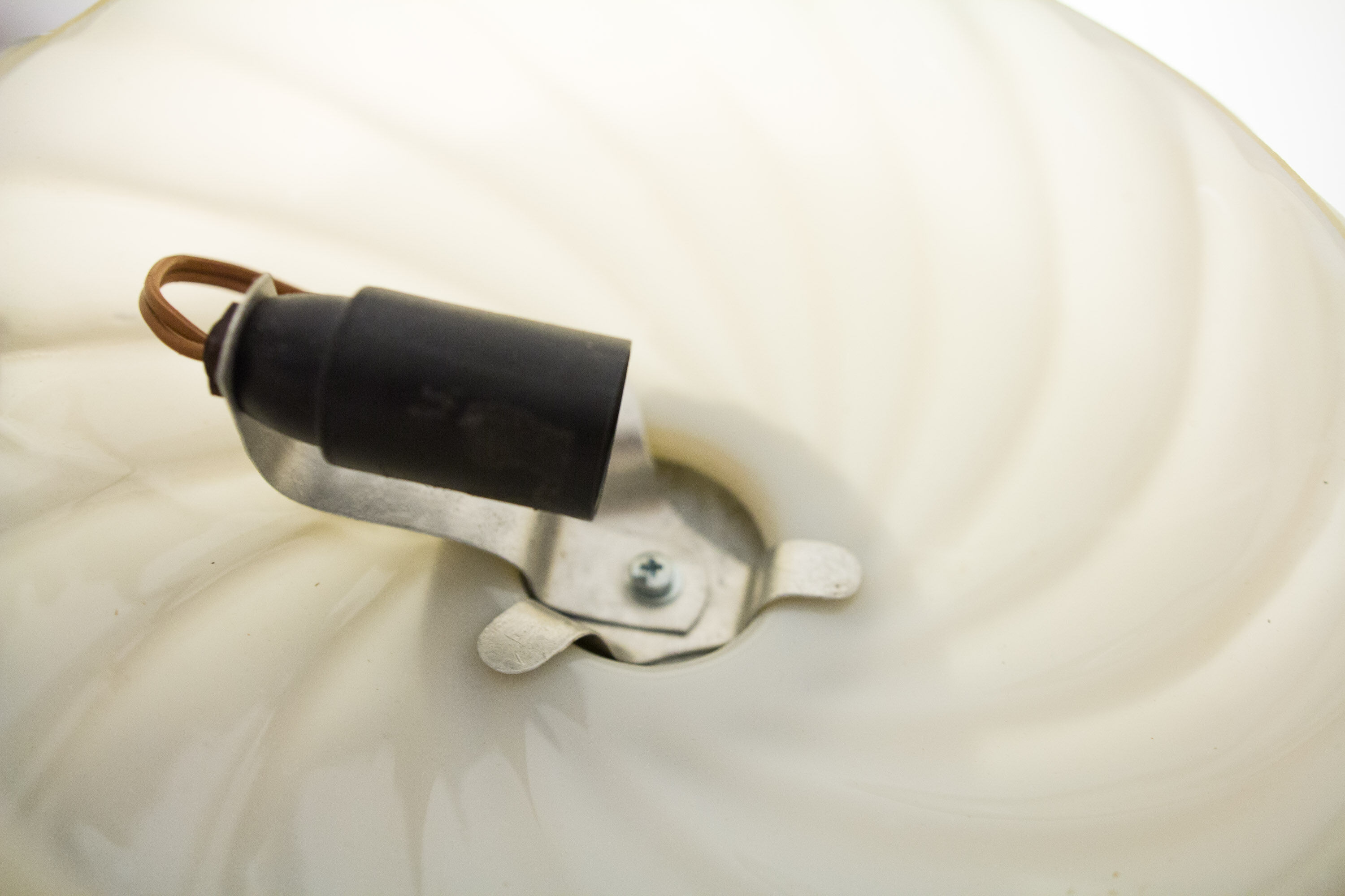 Antique center bowl chandelier