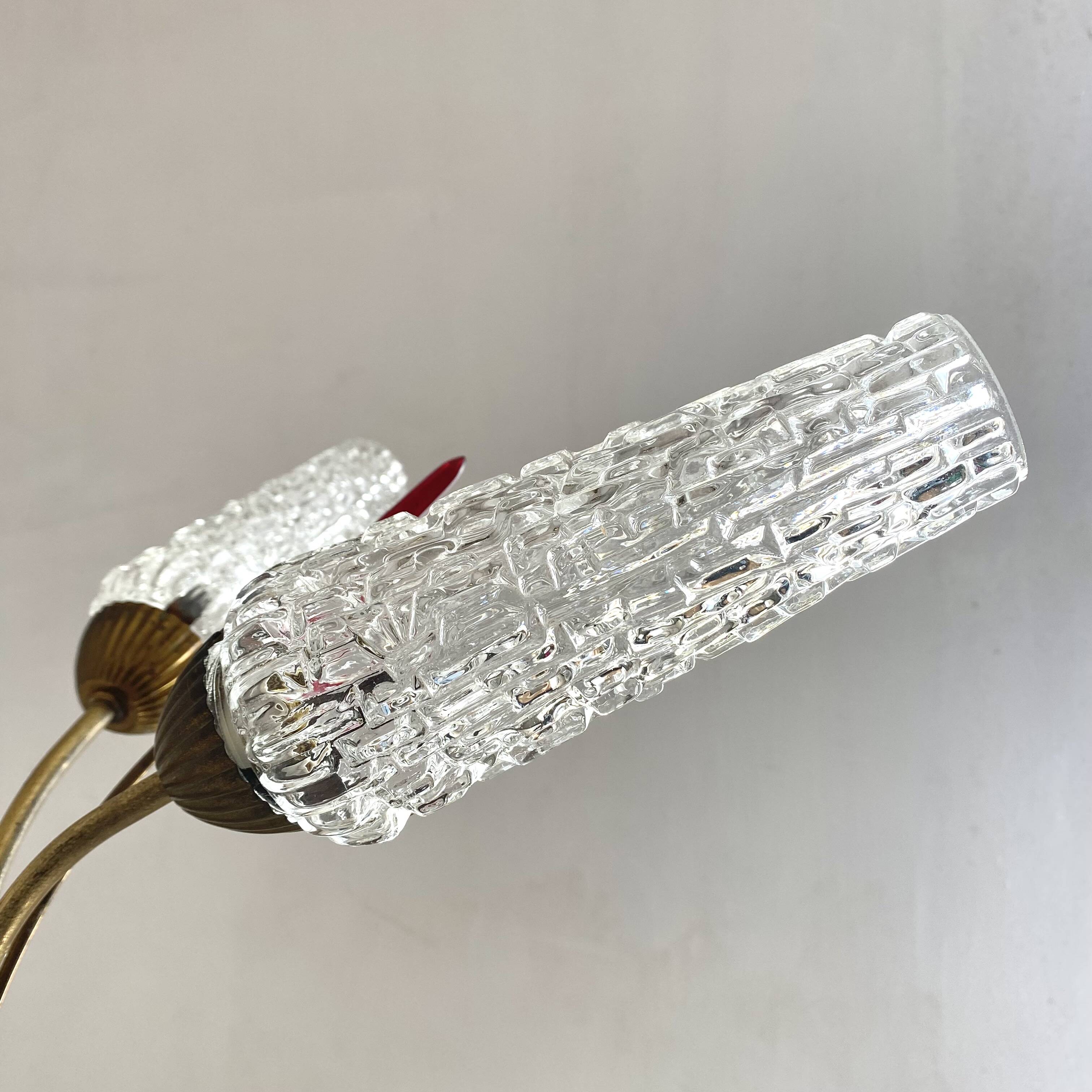 50s-60s tulip chandelier, modernist style