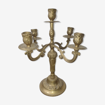 Chandelier, candlestick, brass candelabra
