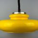 60s 70s ceiling lamp hanging lamp plastic chrome metal space age design