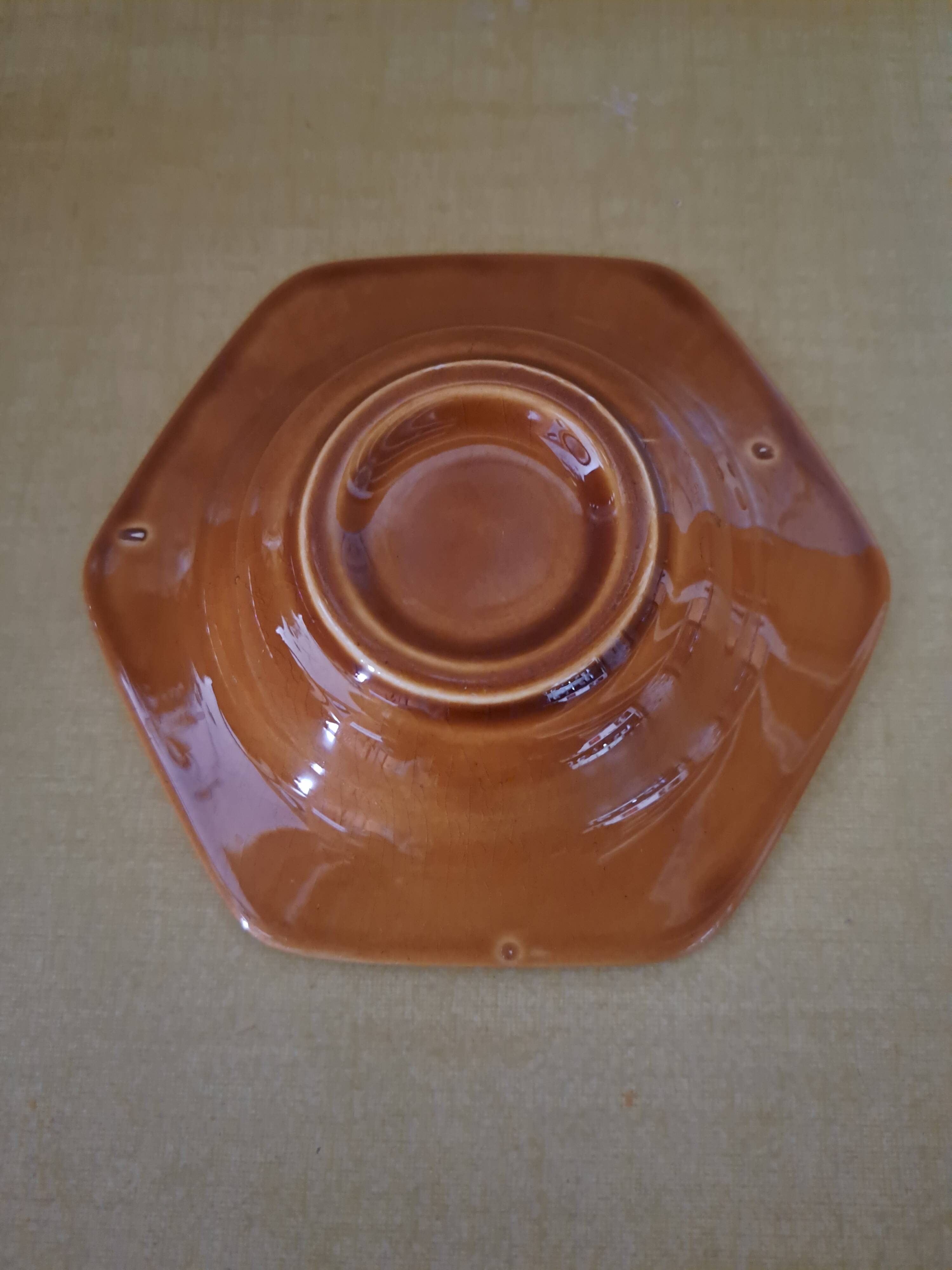 Vintage lotto advertising ashtray