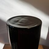 Vase violet en verre soufflé