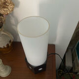 Glass and plastic lamp 70s