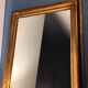Miroir ancien bois doré 48 x 40 cm début XXe