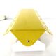 Adjustable vintage wall sconce from Anvia made of yellow metal