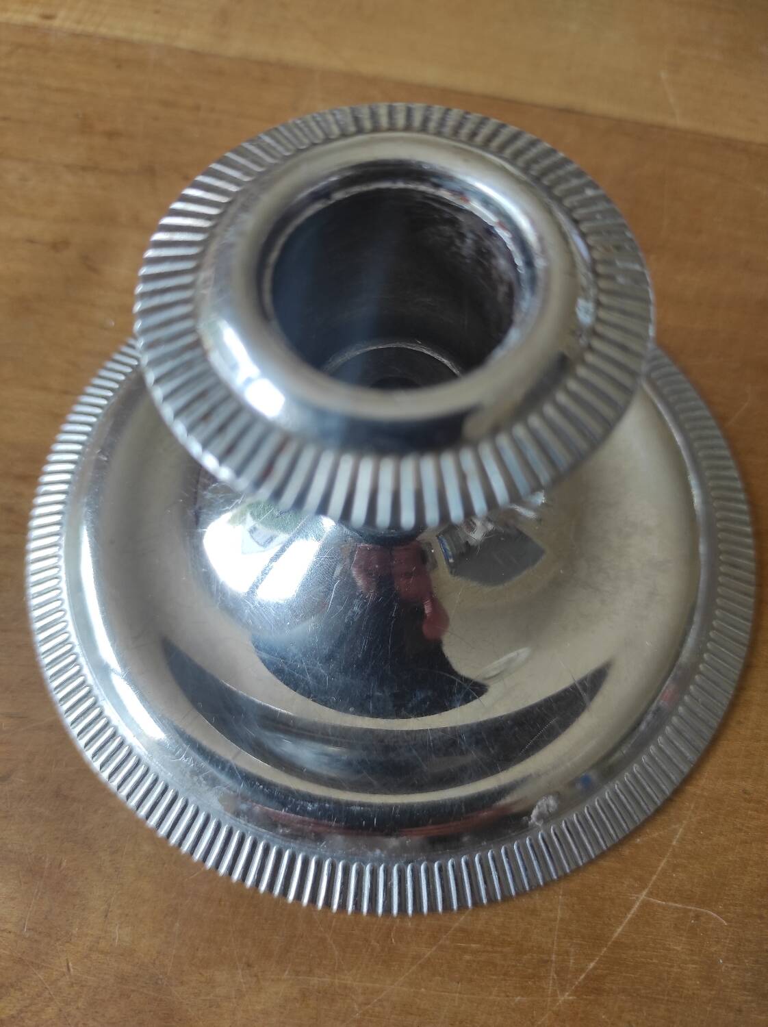 Stainless steel candle holder