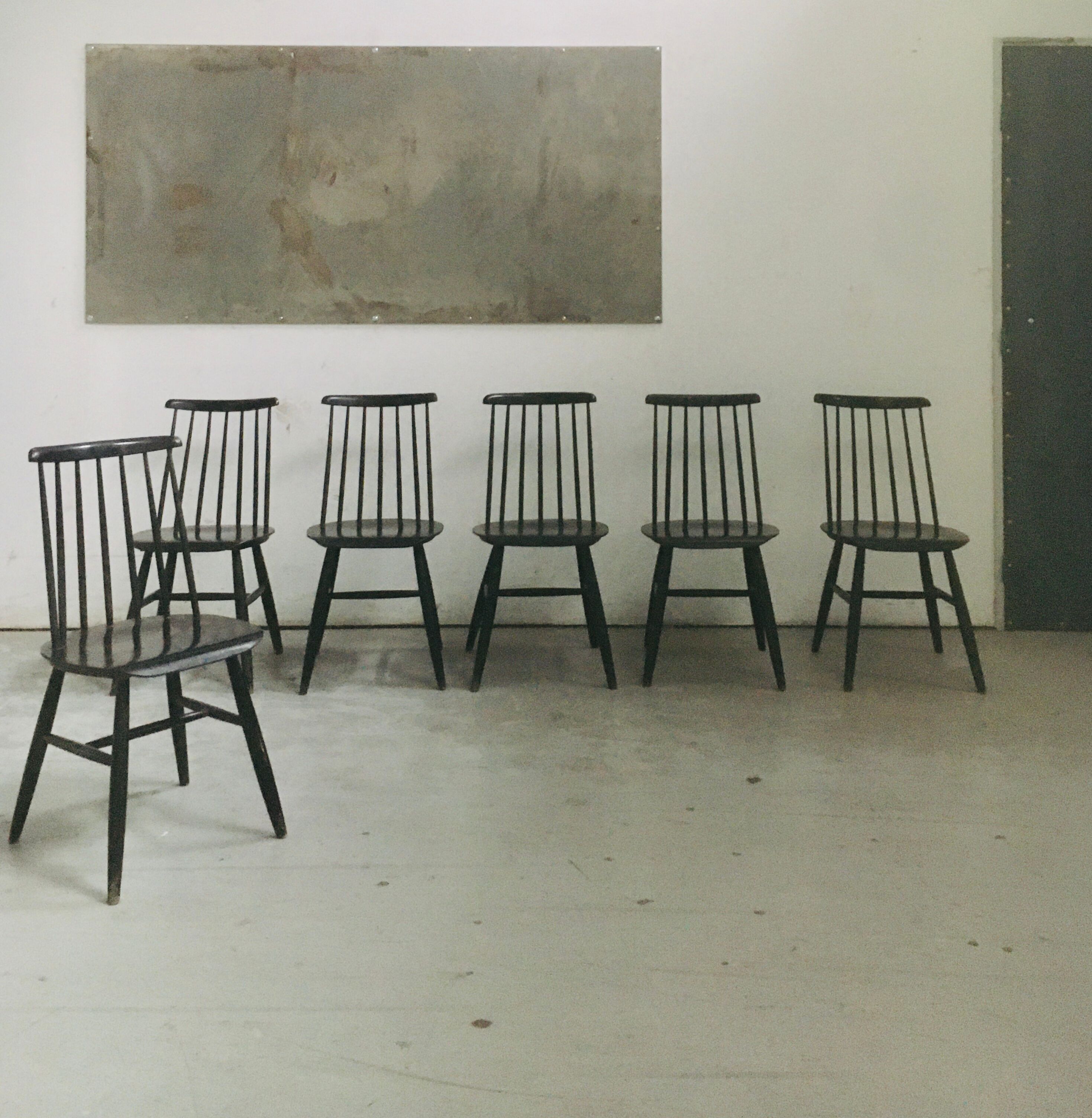 Suite of 6 Fanett chairs by Ilmari Tapiovaara