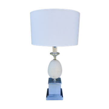 Marble egg lamp from the 70s bf Italy