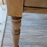 Renovated solid wood farmhouse table