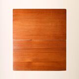 Paire de tables d'appoint en bois et métal