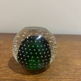 Murano bubble crystal candlestick