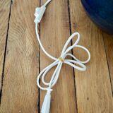 Blue sandstone lamp foot signed La Borne