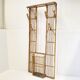 Rattan cloakroom coat rack 1950