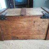 Old waxed wood chest