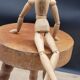 Tripod stool feet balls thick sitting