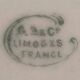 Paire d’assiettes à décor de fruits Belle Époque – Limoges Lanternier – 189