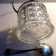 Baccarat jam jar, Pierreries model - metal spoon