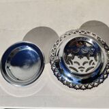 Vintage silver-plated butter dish from the "Coquillor" brand