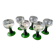 6 white wine glasses from Alsace Arc France