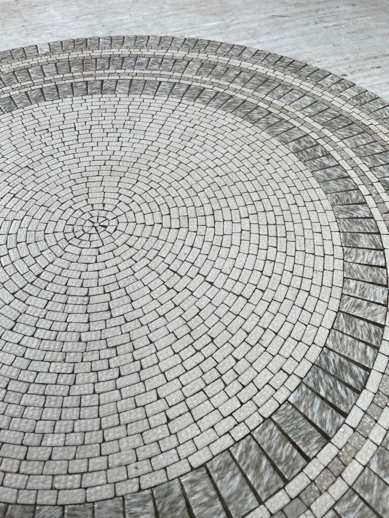 Heinz Lilienthal marble mosaic coffee table