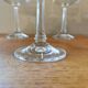 Set of 5 vintage crystal champagne glasses