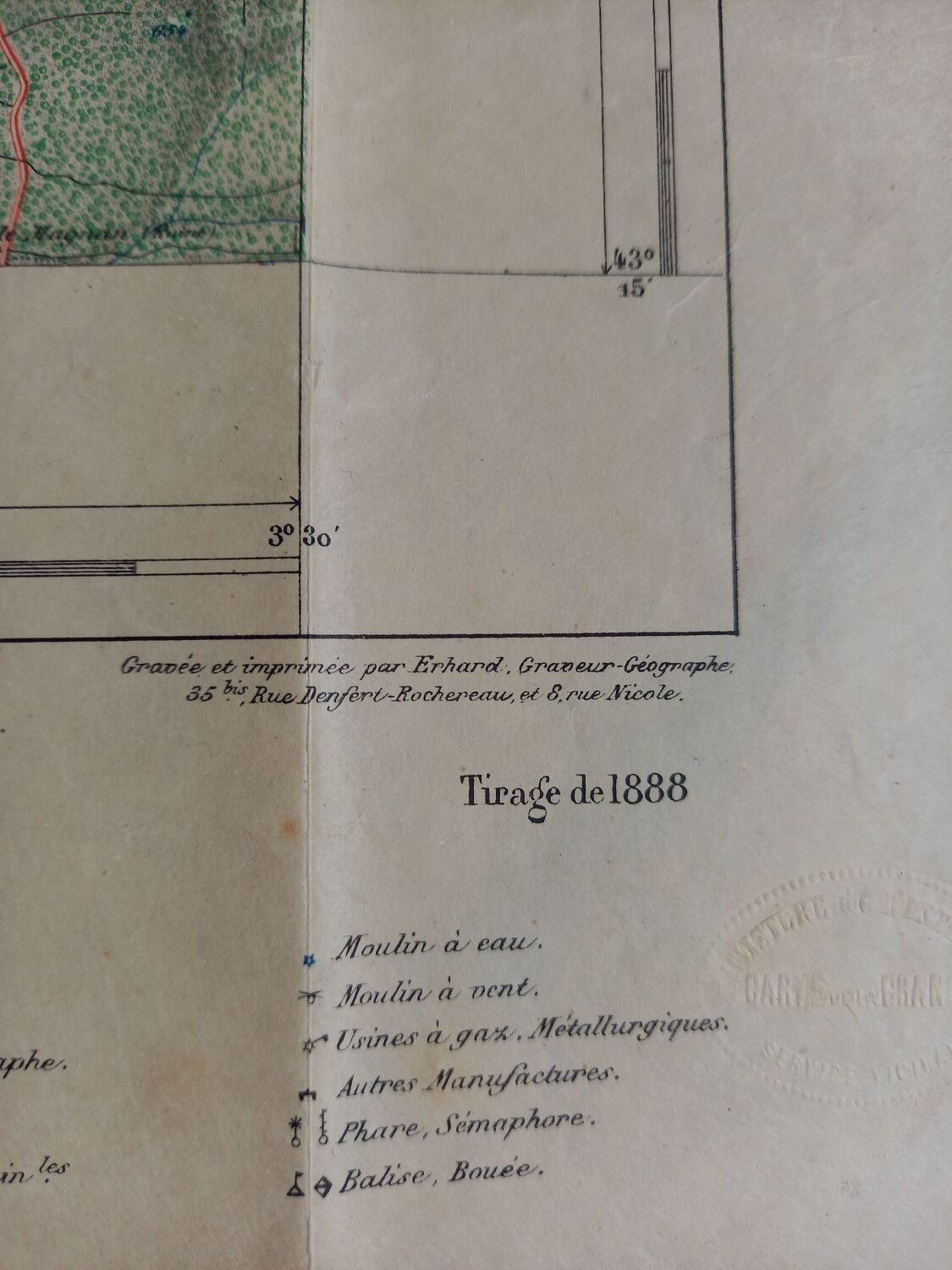 Marseille map 1/100000