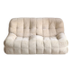 Michel Ducaroy Kashima 2-seater sofa in ecru velvet, Ligne Roset