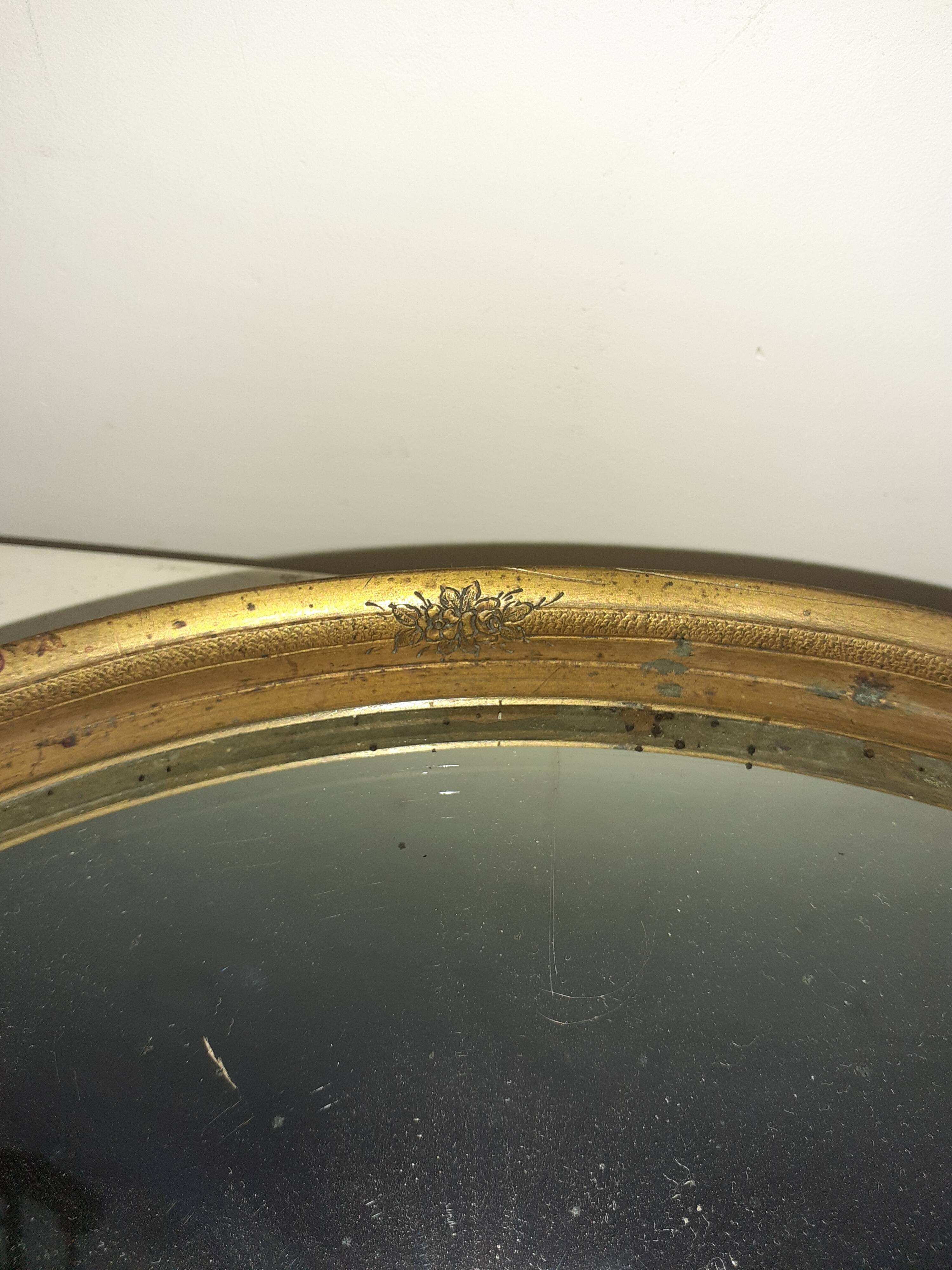 19th century bronze and mirror table centre