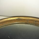 Centre de table bronze et miroir XIXe siecle