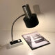 Lampe de table noire vintage sis, Modèle 861