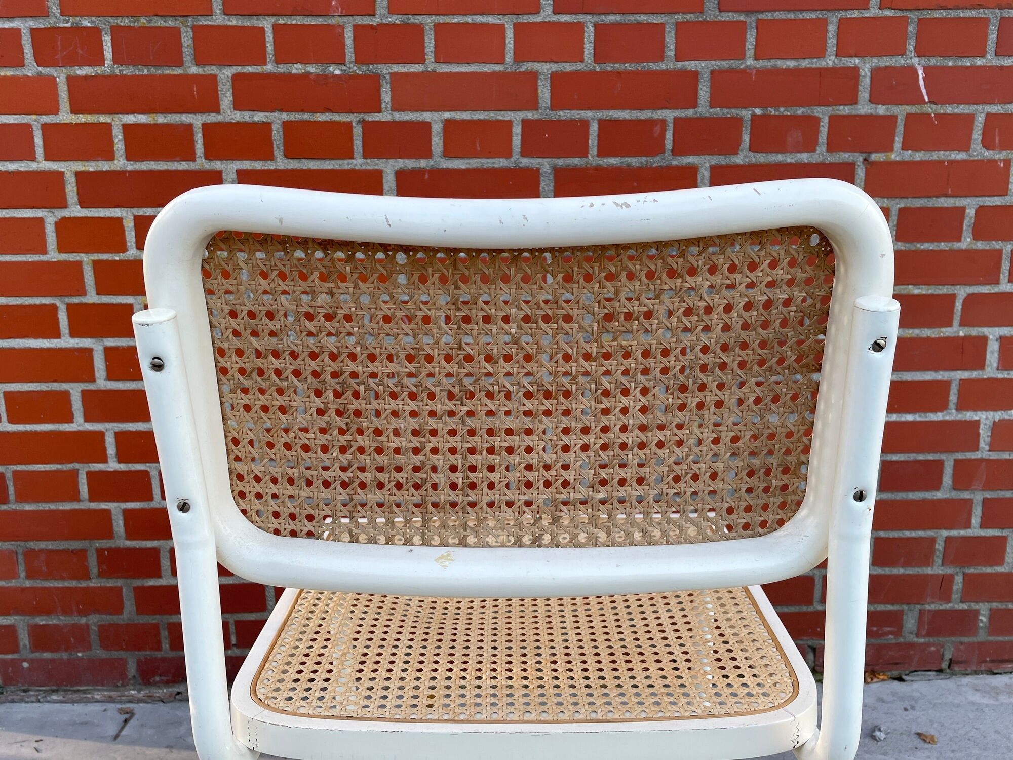 Suite of 4 chairs Cesca by Marcel Breuer made in Italy