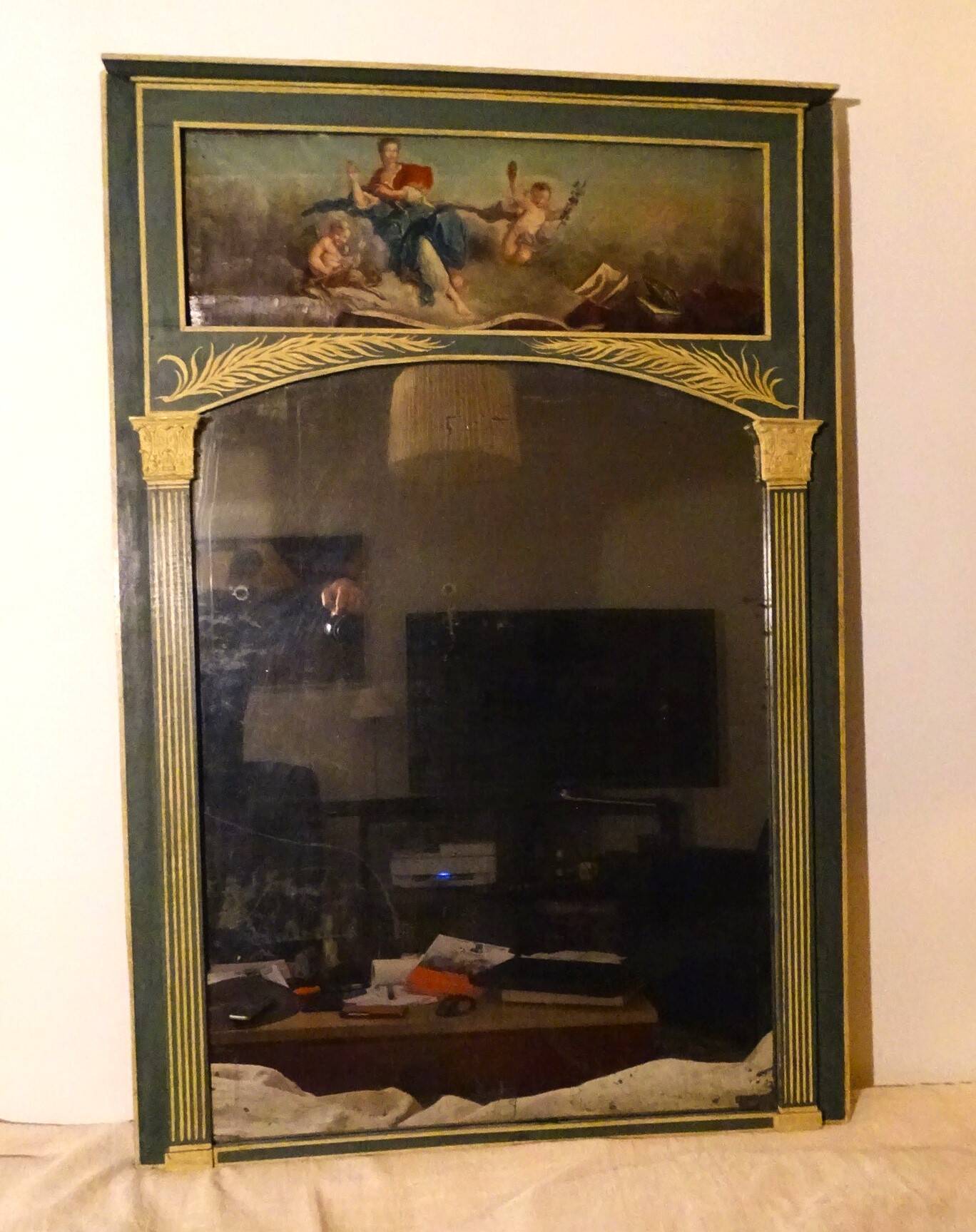 Trumeau Painted wood Early 19th century