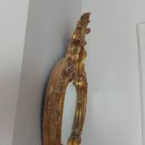 Mirror XIXth gilded wood and mercury ice 61x45cm